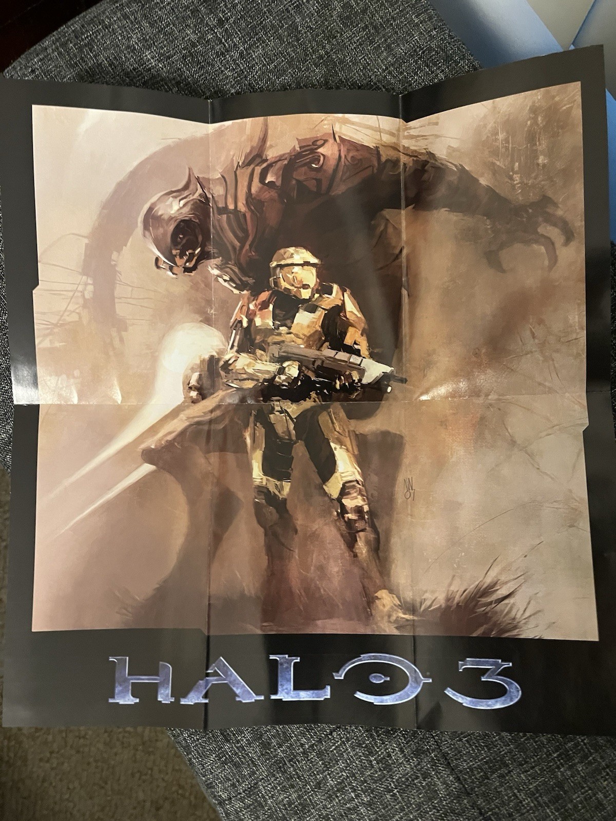 Halo 3 Master Chief Arbiter Poster 14″ x 14″