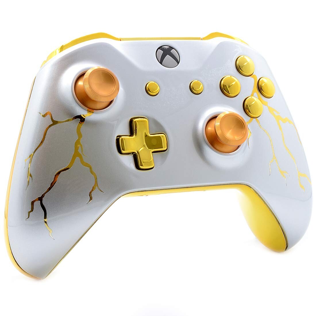 Gold Thunder Xbox One Series S|X SMART Custom Rapid Fire Modded Controller FPS