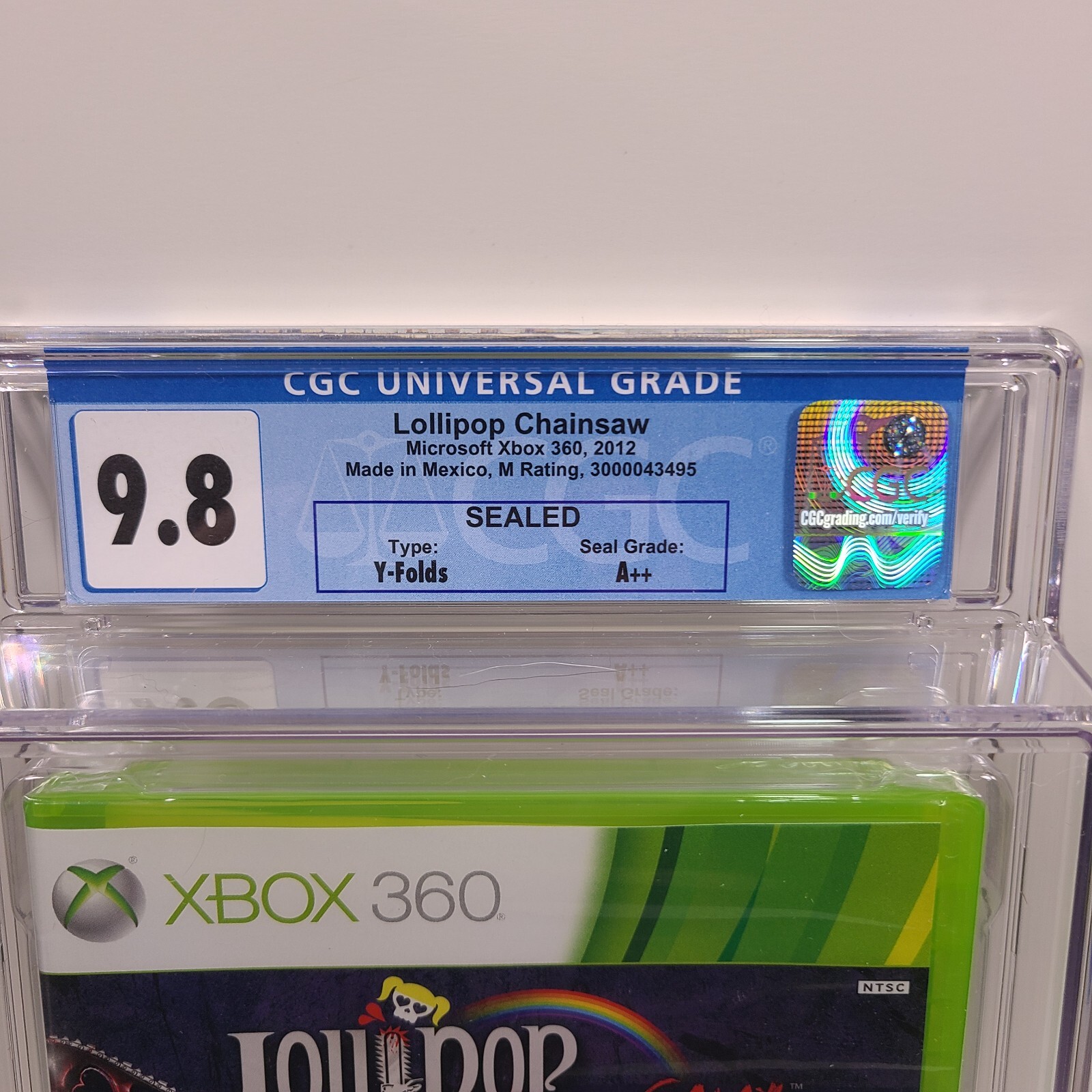 Lollipop Chainsaw For Xbox 360 – New Sealed – WATA CGC 9.8 A++