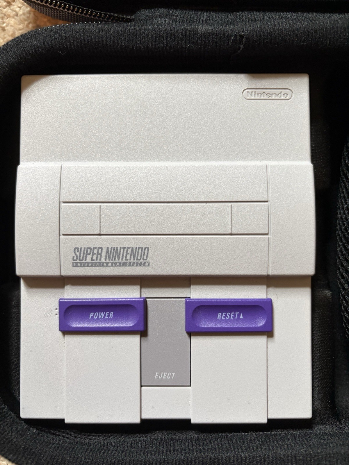 Nintendo Super NES Classic Edition Console Built-In Games Carrying Case