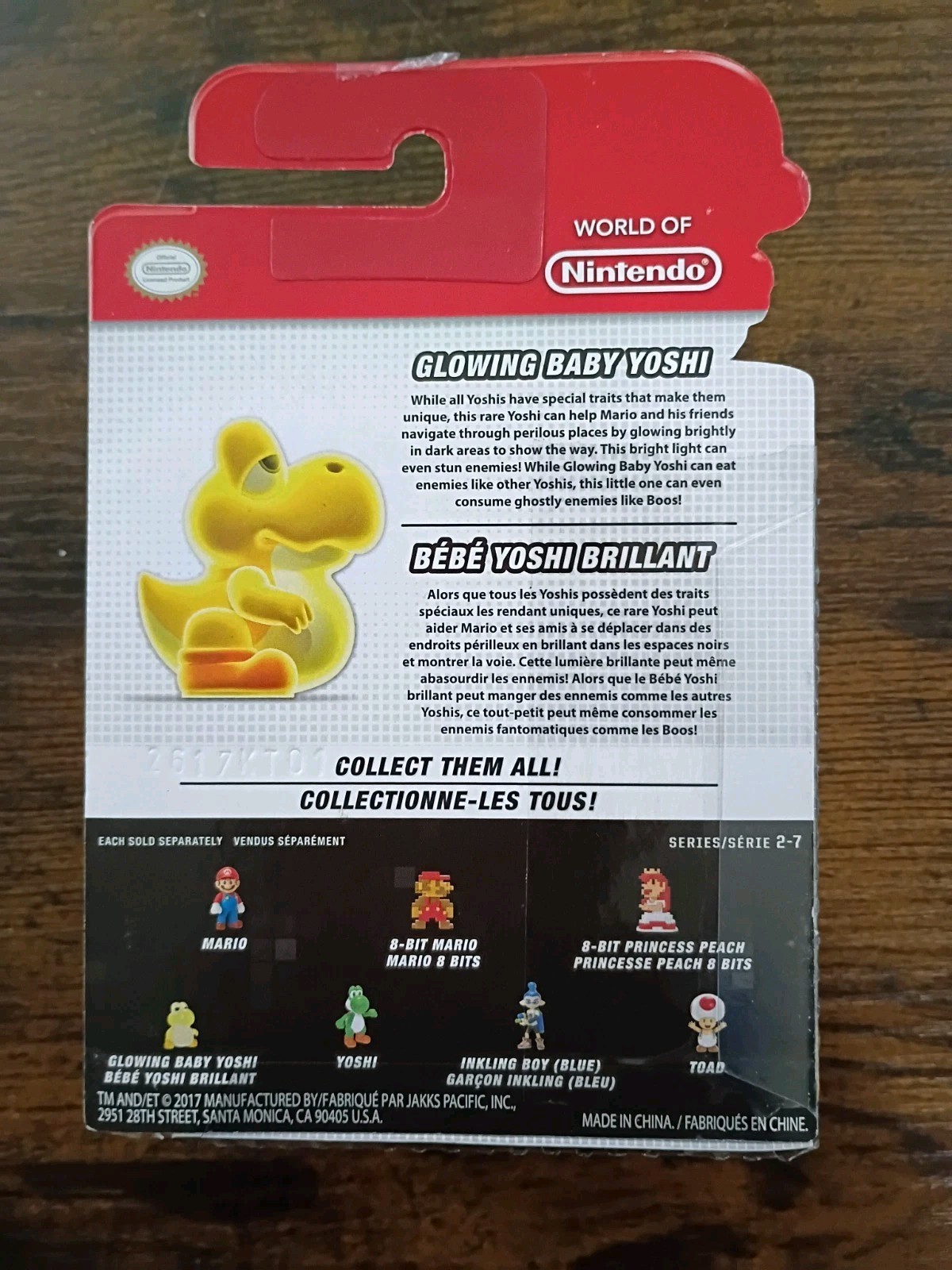 17-PK GLOWING BABY YOSHI 2.5″ Super Mario Nintendo Jakks Blue Orange Red Pink