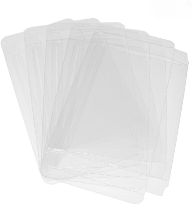 25x Clear Plastic Nintendo Protector Case for Retail NES Game Box Thick Sleeves