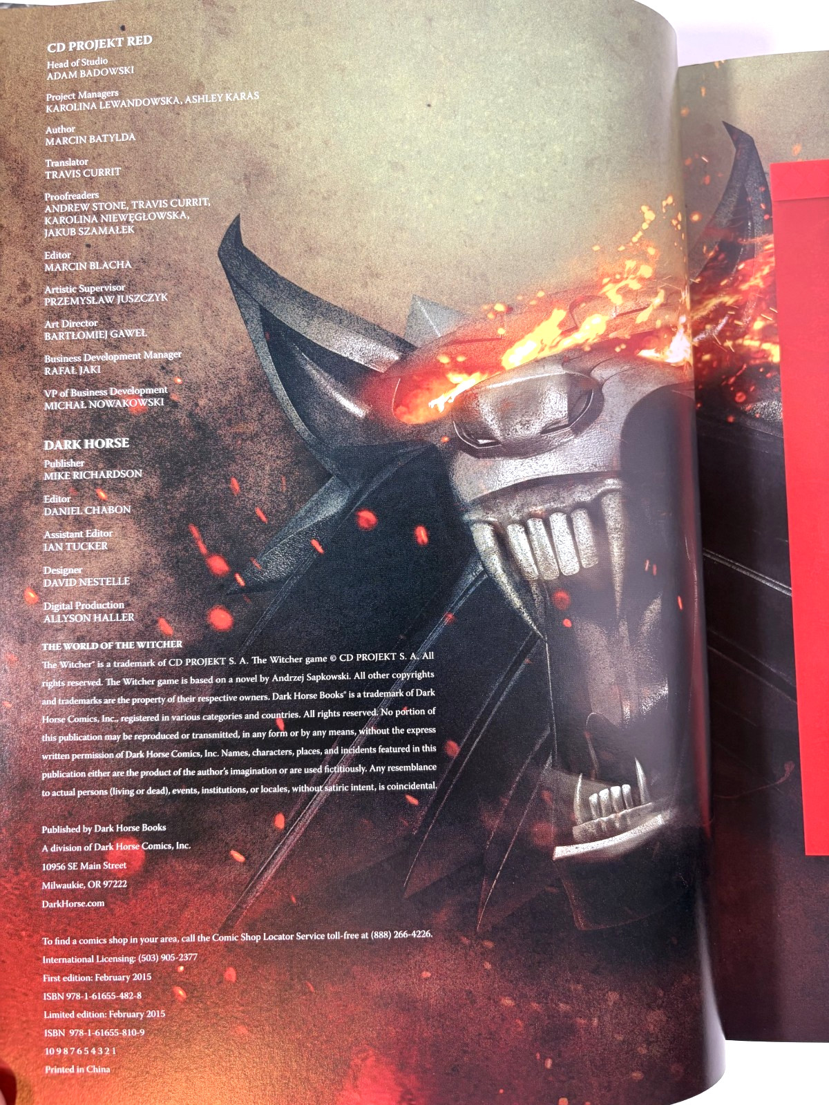 The World of The Witcher Video Game Compendium Hardcover Book