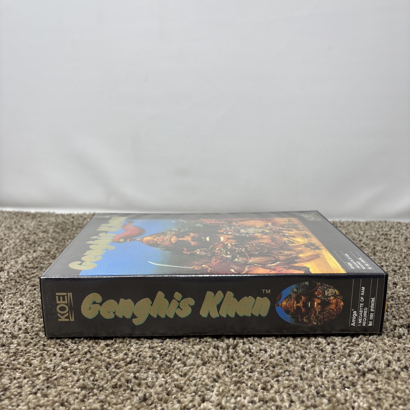 Genghis Khan w/ Manual & Inserts 3.5″ Commodore Amiga Untested