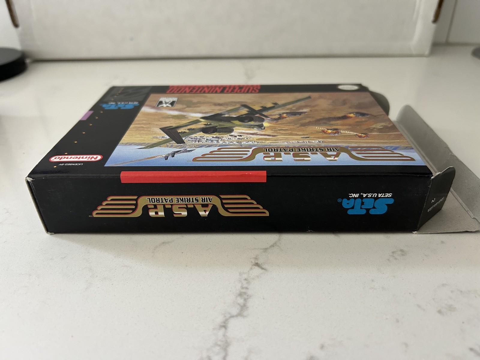 A.S.P. Air Strike Patrol (SNES) Super Nintendo CIB Complete Tested SETA