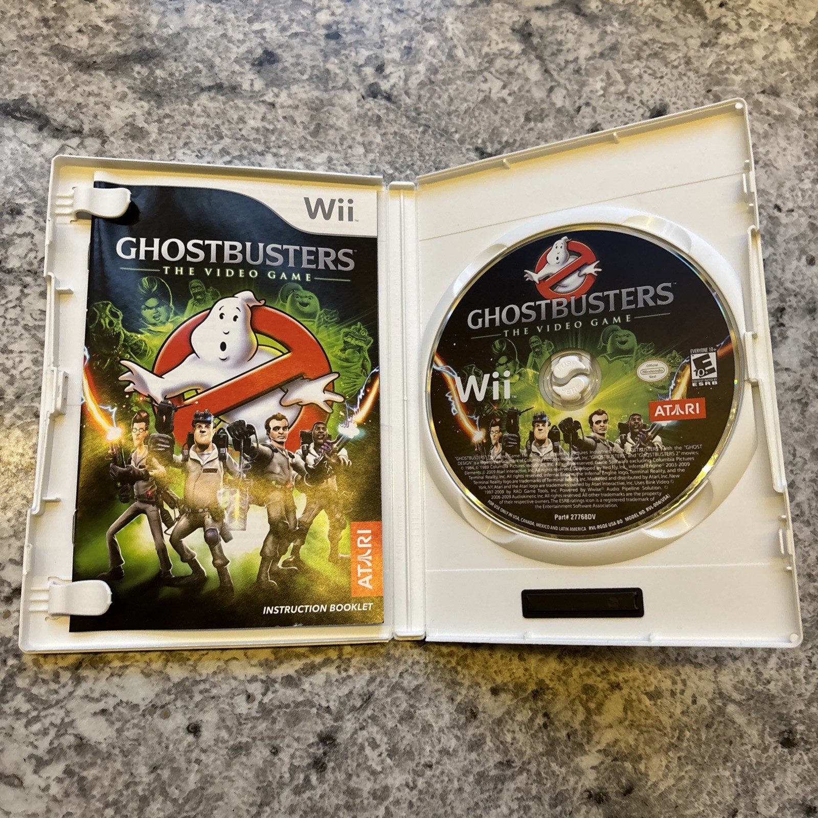Ghostbusters: The Video Game (Nintendo Wii, 2009) Complete w/ Manual (Tested)