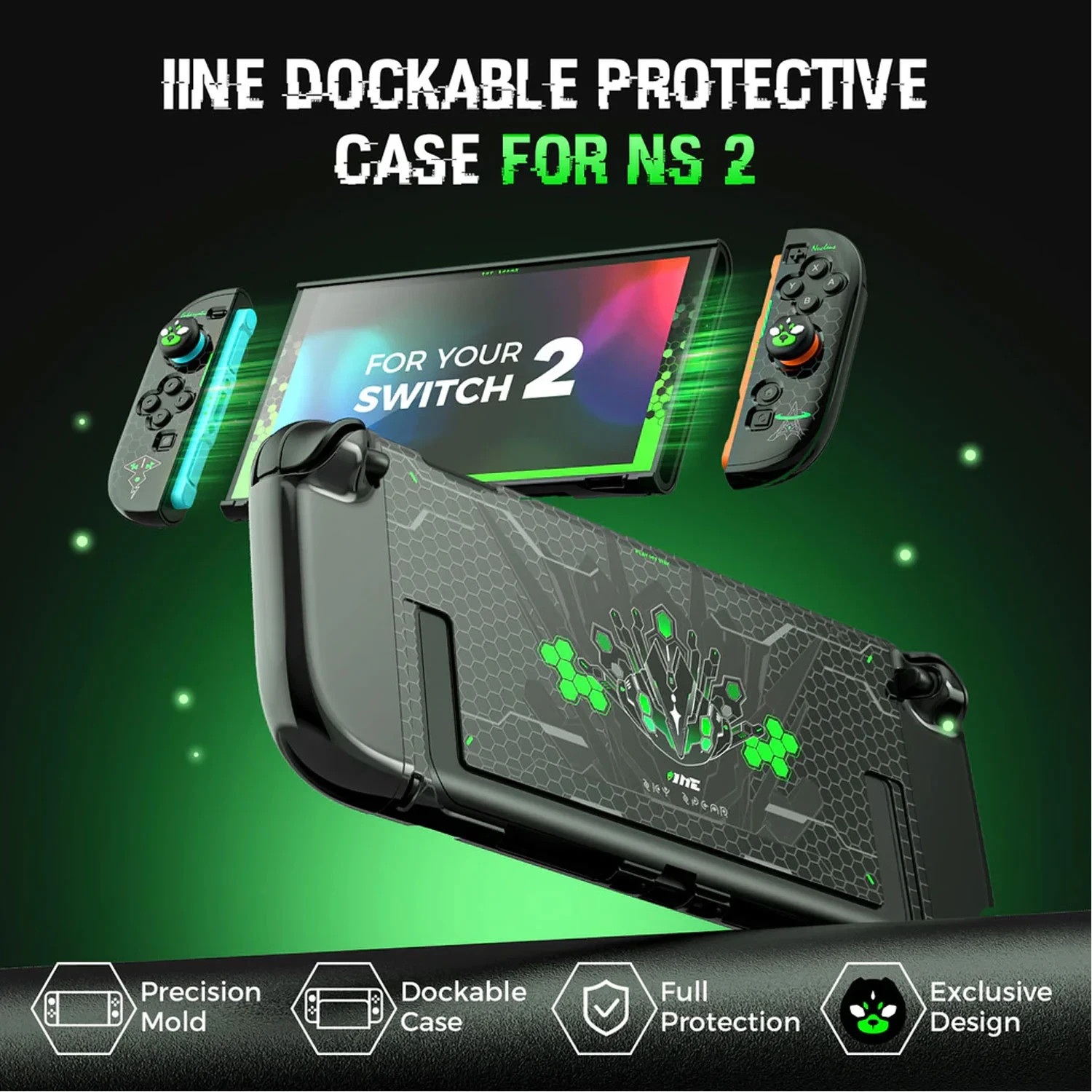 IINE Case for Nintendo Switch 2 Pokémon Legends Z-A Hard Shell Protective