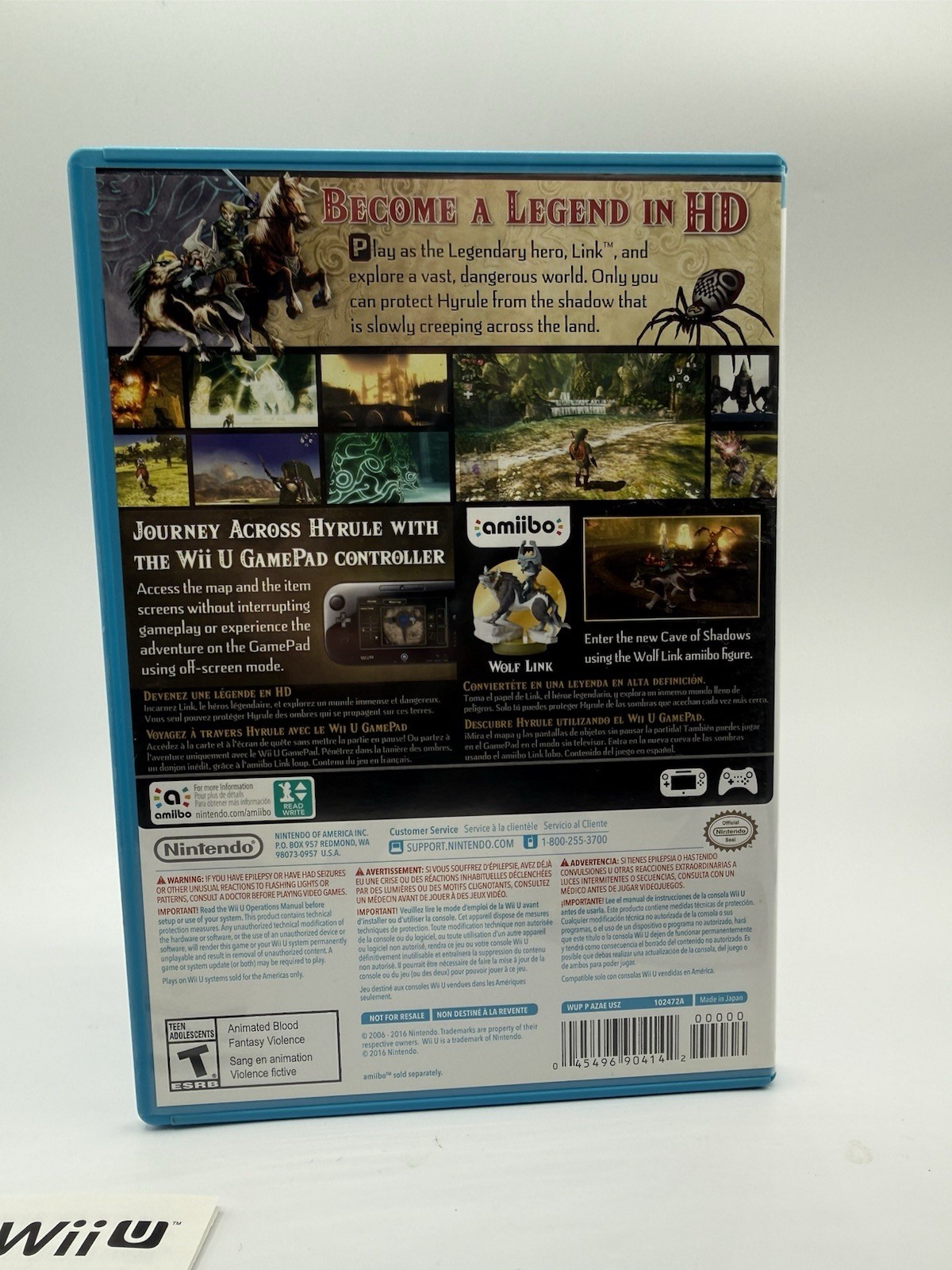 The Legend of Zelda: Twilight Princess HD (Nintendo Wii U, 2016) Tested
