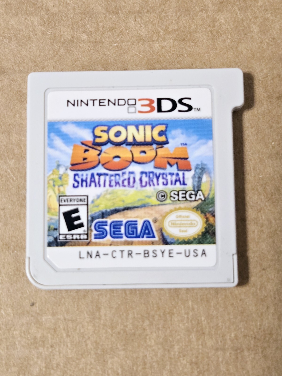 Sega Sonic Boom: Shattered Crystal Game Cartridge Only for Nintendo 3DS (2014)