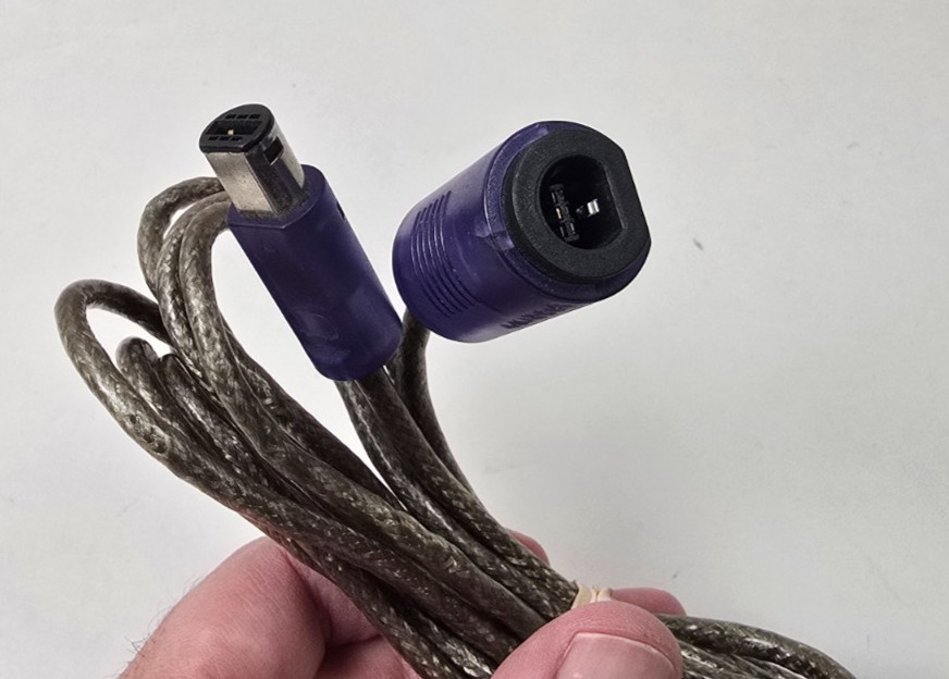Indigo Purple Nintendo Gamecube 6 Ft Controller Extension Cable Wire – Tested