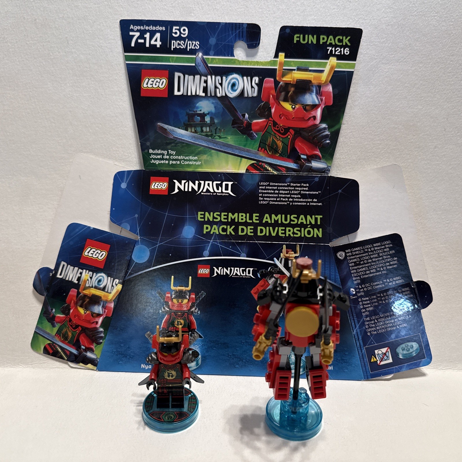 LEGO Dimensions – Nya Fun Pack – 71216 – 2015-Retired – Minifigure & Samurai