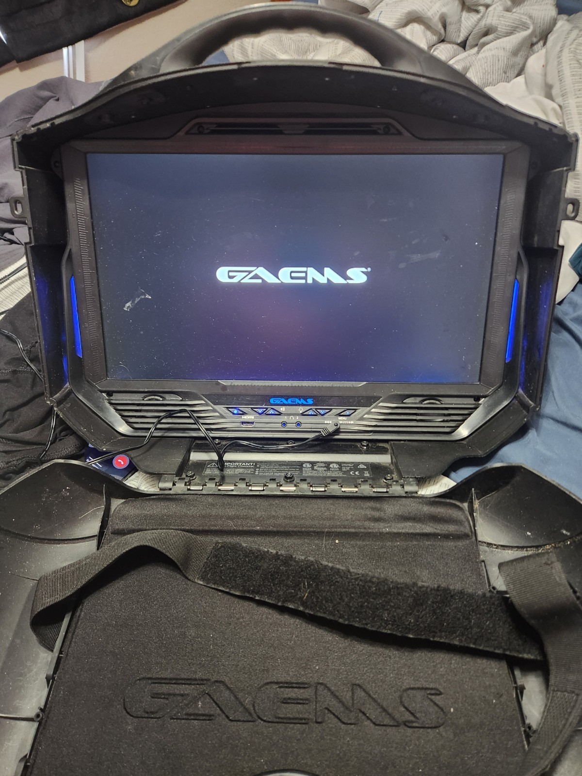 GAEMS G155 Portable Gaming Monitor Case with Hookups Tested