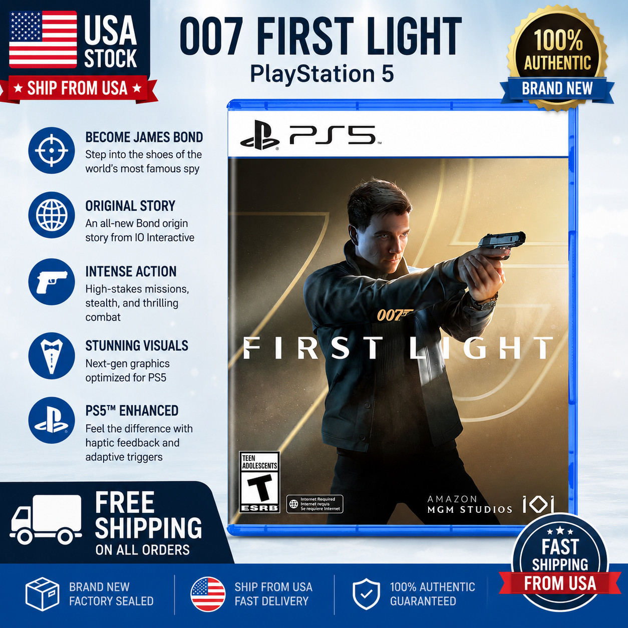 [Flash Sale] 007 First Light – Sony PlayStation 5