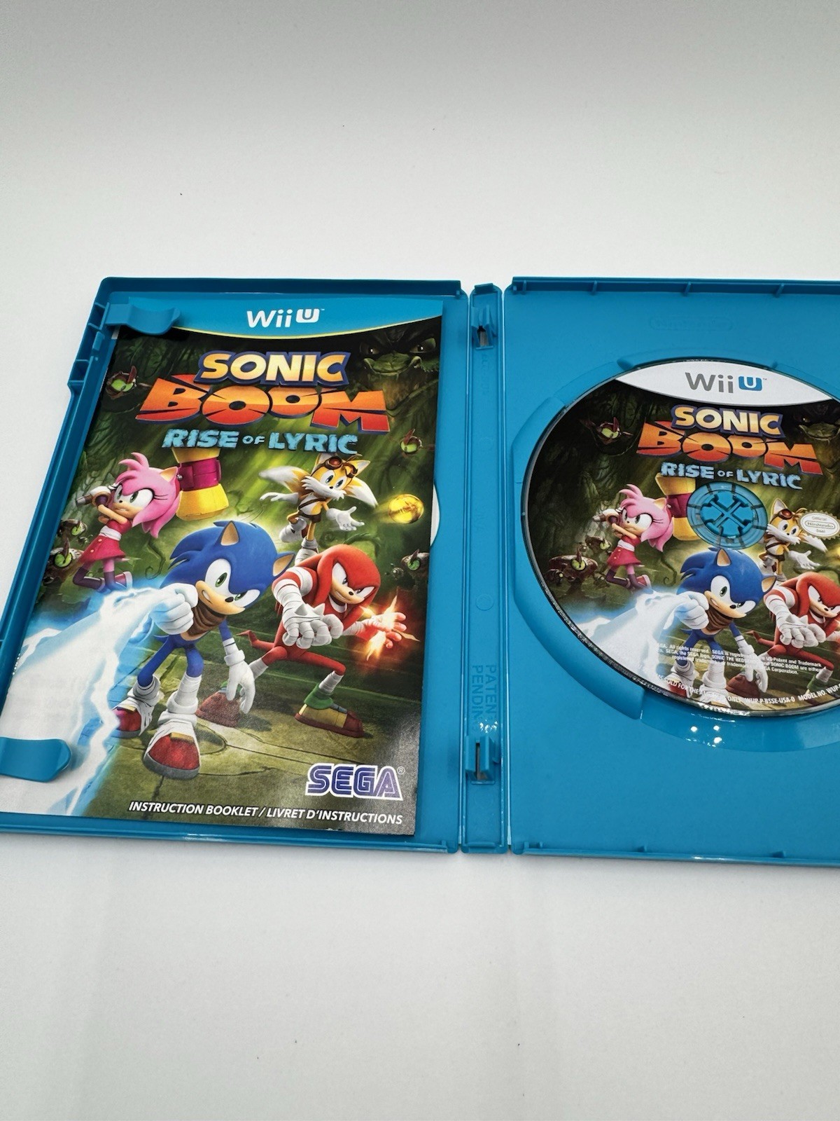 Sega Sonic Boom: Rise Of Lyric Nintendo Wii U Complete CIB