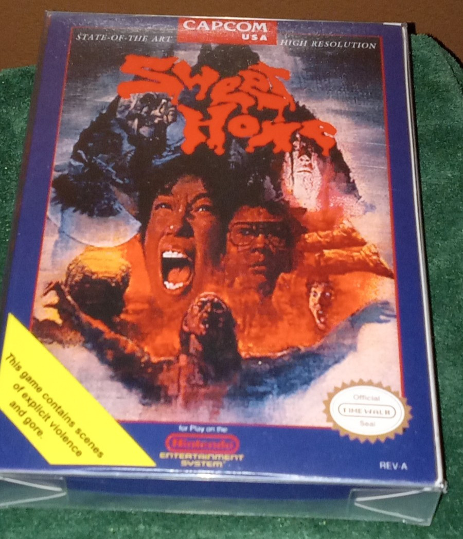 SWEET HOME – NES SEALED Timewalk Games custom English-translated Time Walk rare