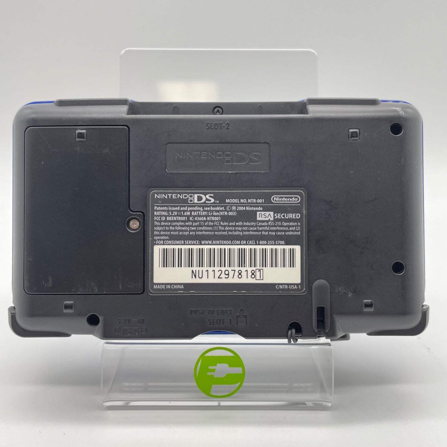 Nintendo DS Handheld Game Console NTR-001 Electric Blue