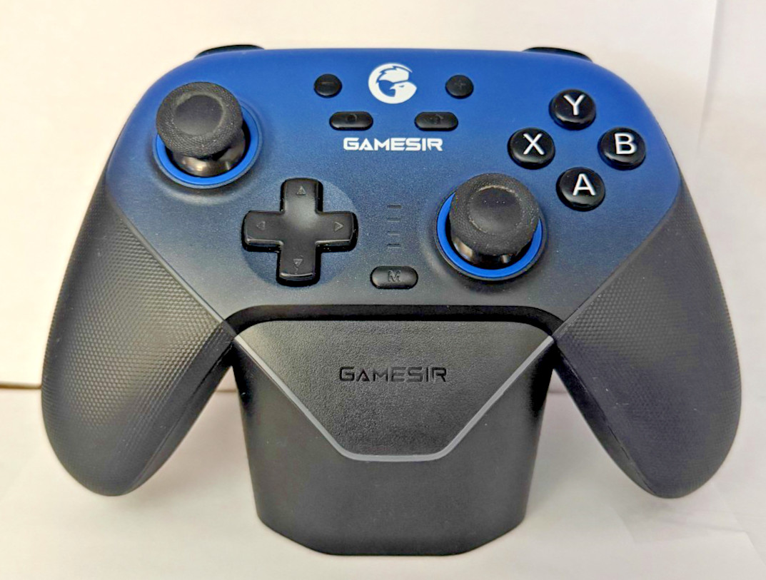 GameSir T4 Nova Pro Wireless Controller w/ Charging Dock Tested Works Blue