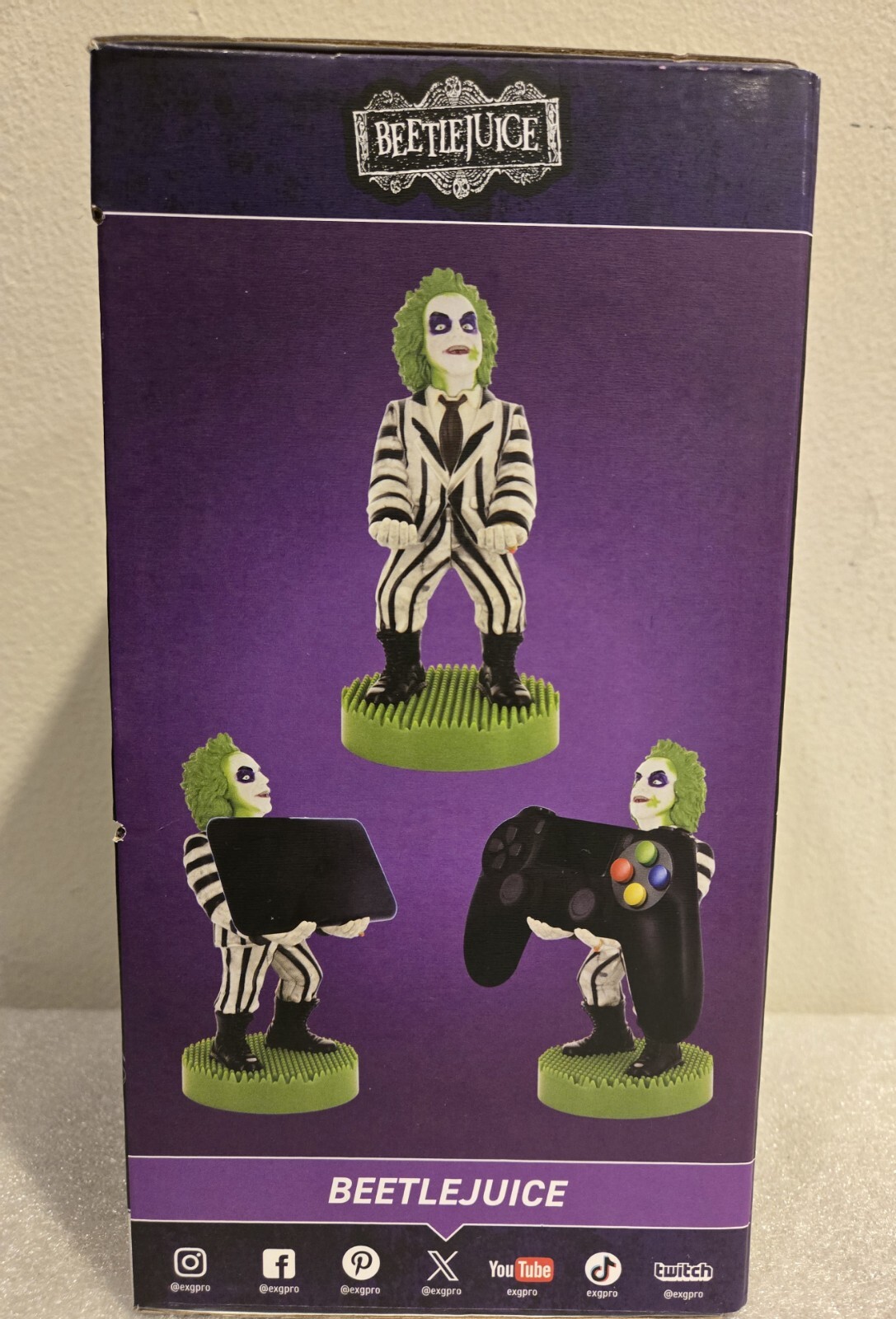 Beetlejuice Phone & Controller Holder / Cable Guys