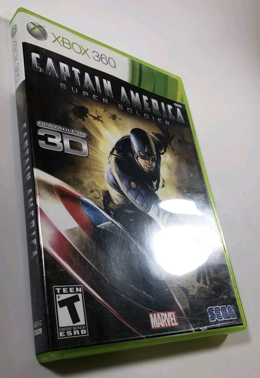 Captain America: Super Soldier (Microsoft Xbox 360, 2011) Tested, Guaranteed.