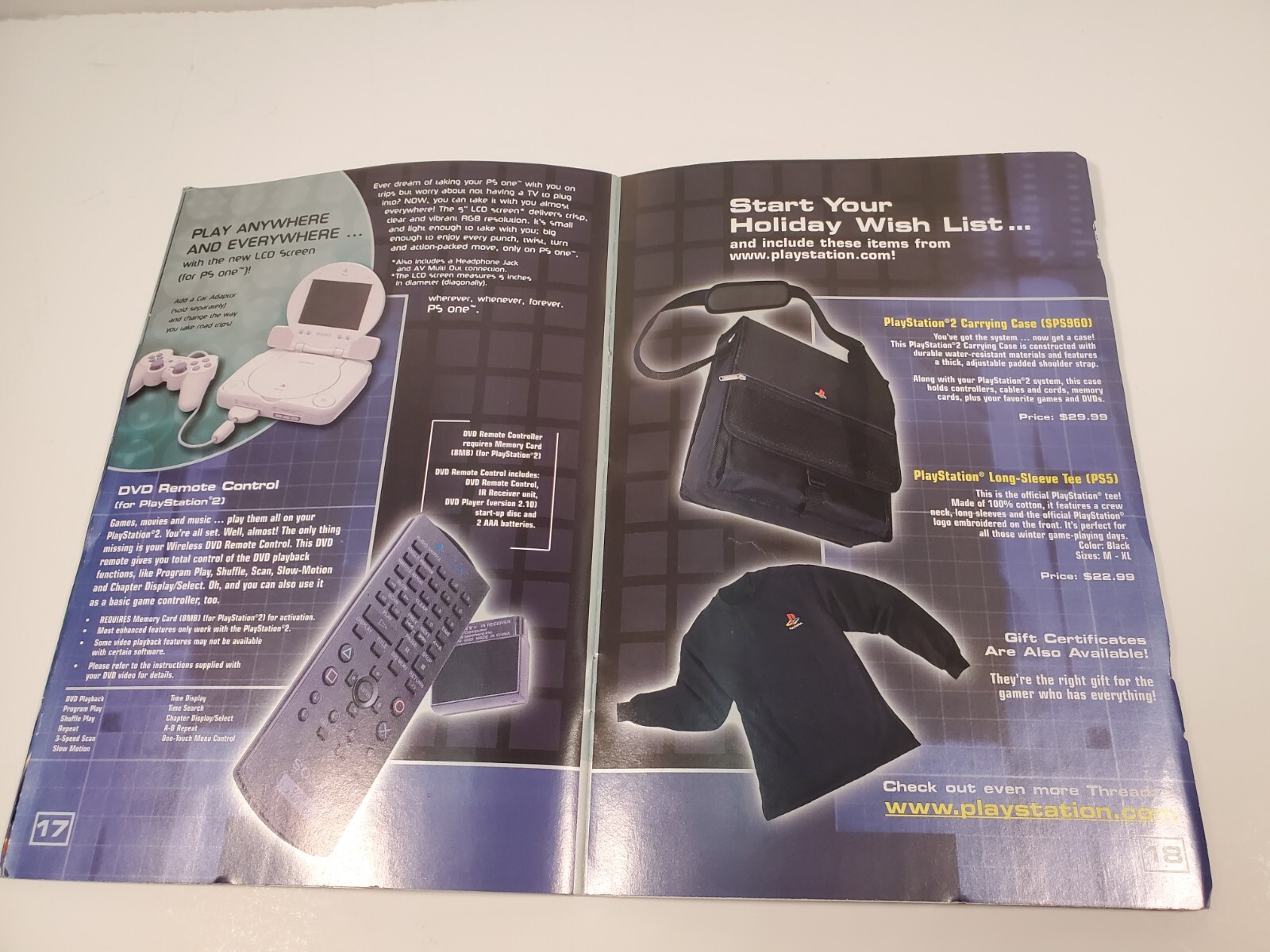 Playstation Underground 2001 Holiday Gaming Magazine Booklet