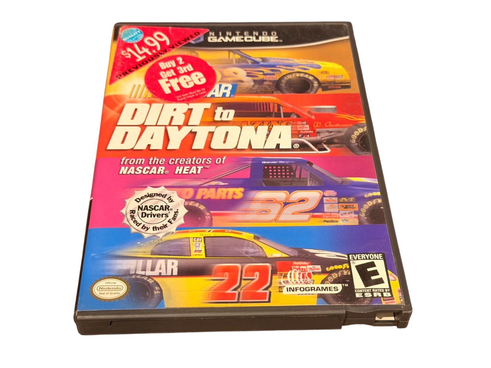 NASCAR: Dirt to Daytona (Nintendo GameCube, 2002) Complete CIB