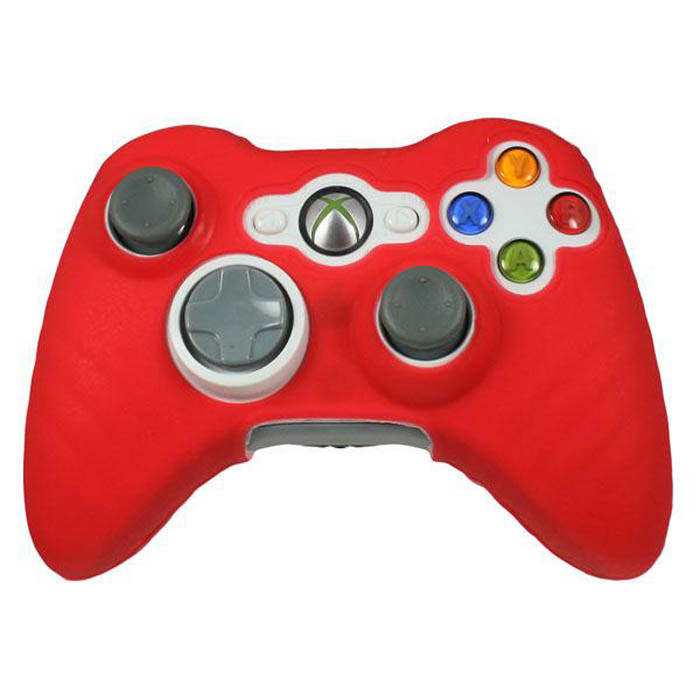2X Rubber Skin Silicone Gel Protective Cover For Microsoft Xbox 360 Controller