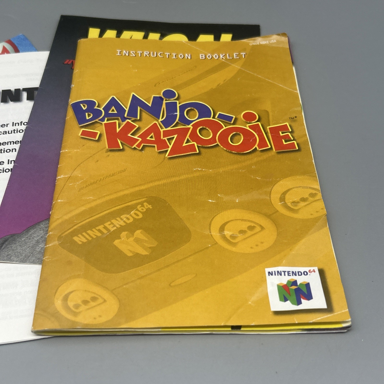Banjo-Kazooie (Nintendo 64 N64) Complete in Box CIB W/Manual Authentic Tested