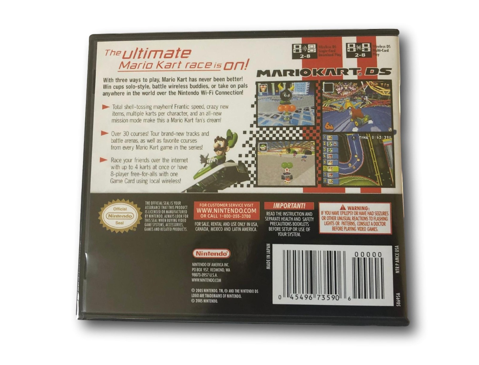 Brand New Factory Sealed Mario Kart – Nintendo DS Free Shipping