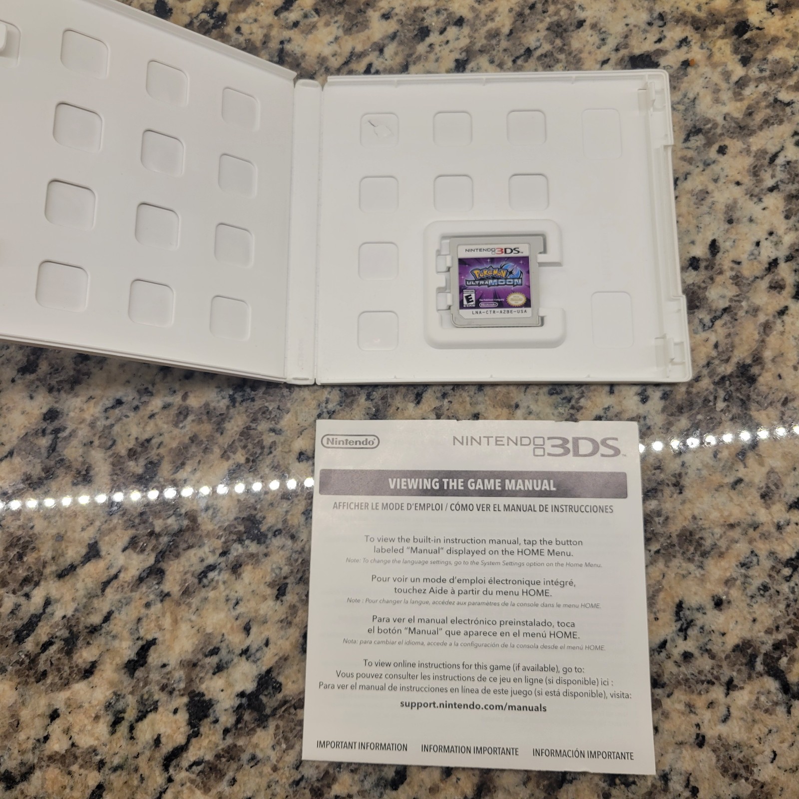 Pokemon Ultra Moon Nintendo 3DS Authentic – Tested – US Seller