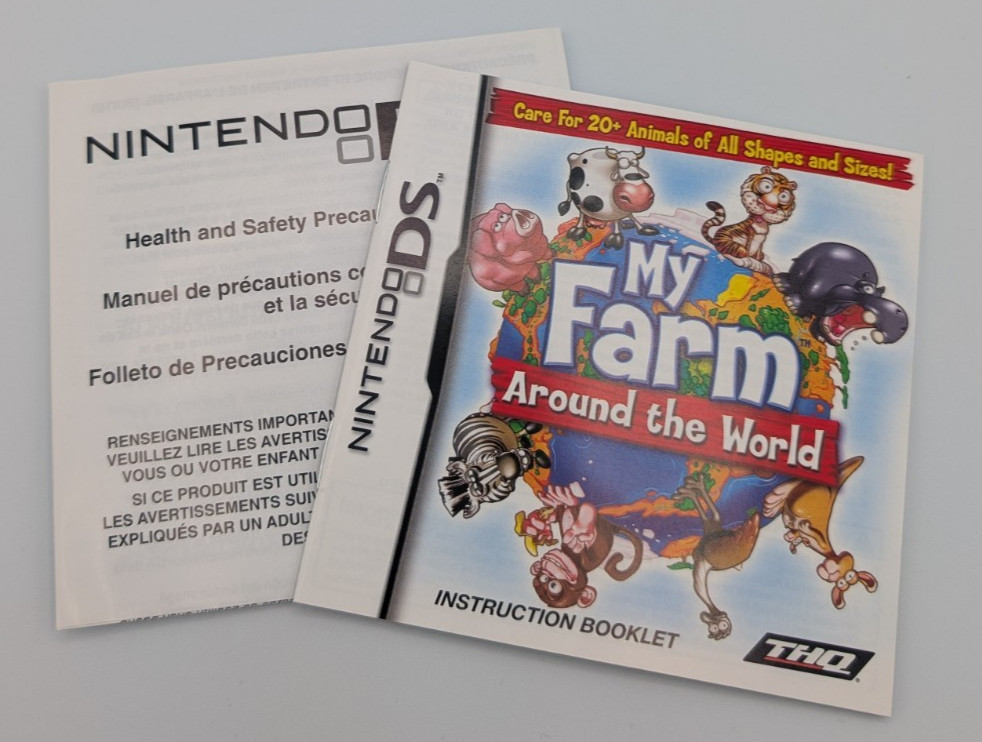 My Farm Around the World (Nintendo DS, 2009) – CIB Complete – Tested