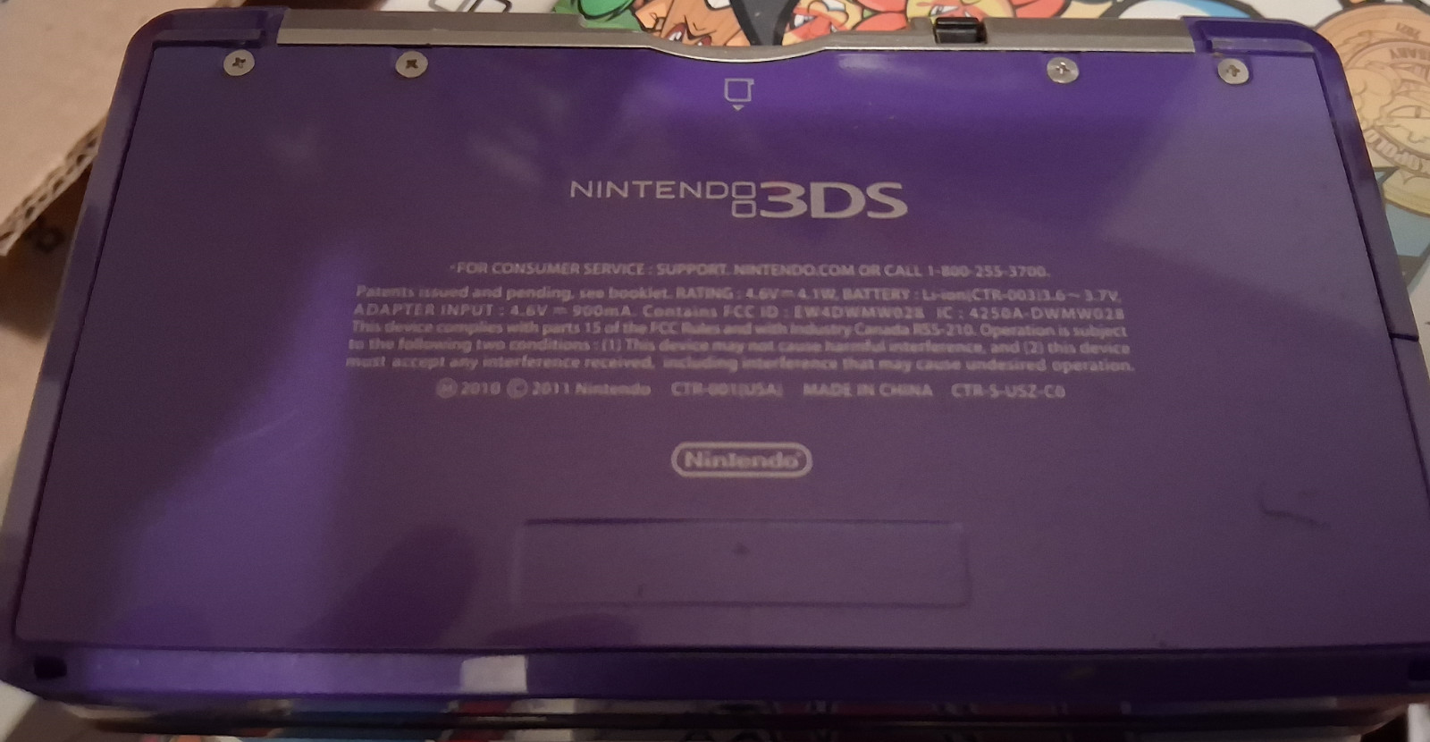Nintendo 3DS Midnight Purple Console with 30 DS / 3DS games HUGE 42% DISCOUNT!!!