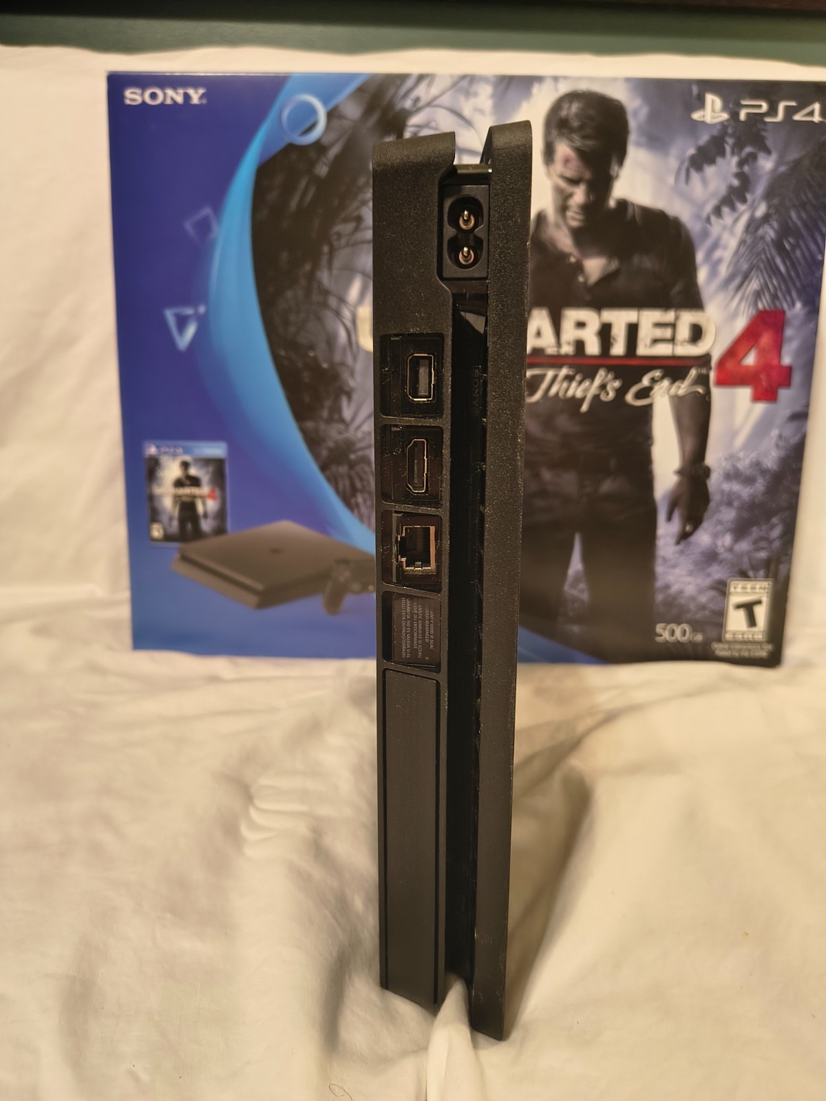 Sony PlayStation 4 Slim Video Game Console PS4 500GB Uncharted 4Bundle CUH-2015A