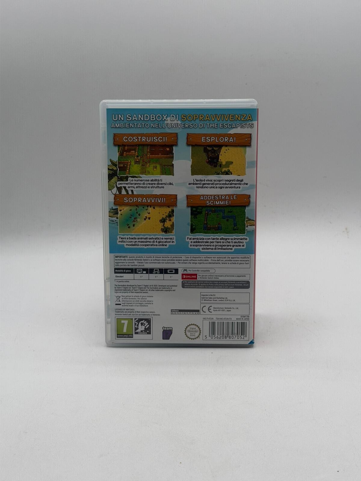 The Survivalists Nintendo Switch PAL ITA Italian Game Used Original WORKS