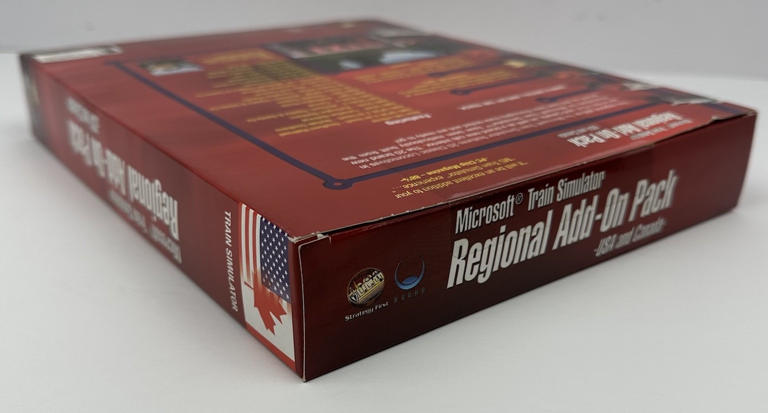 Microsoft Train Simulator USA Canada Regional Add-On Pack PC Big Box SEALED NOS
