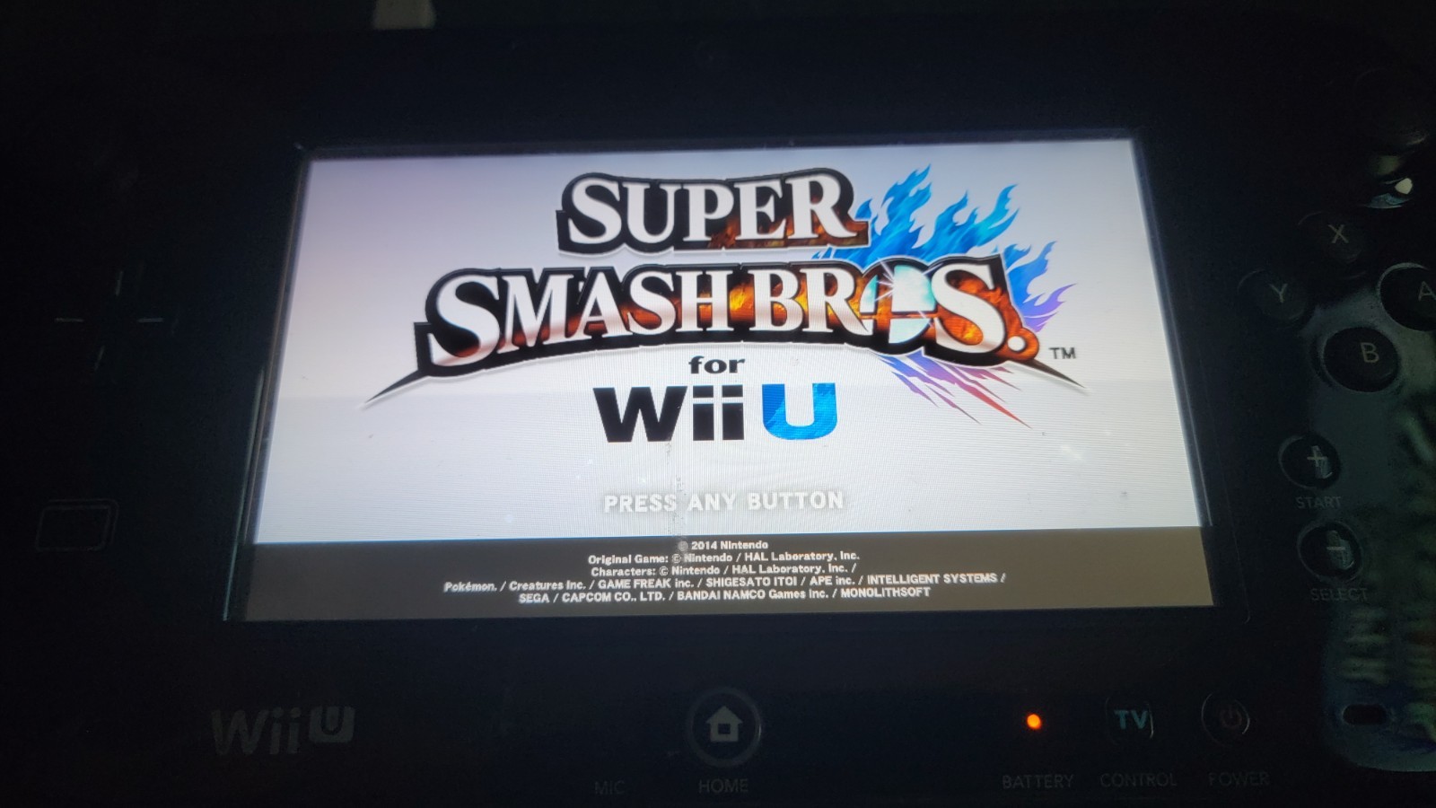 Nintendo Wii U Deluxe Black Console 32GB Bundle Gamepad W/ Mario Kart 8 TESTED