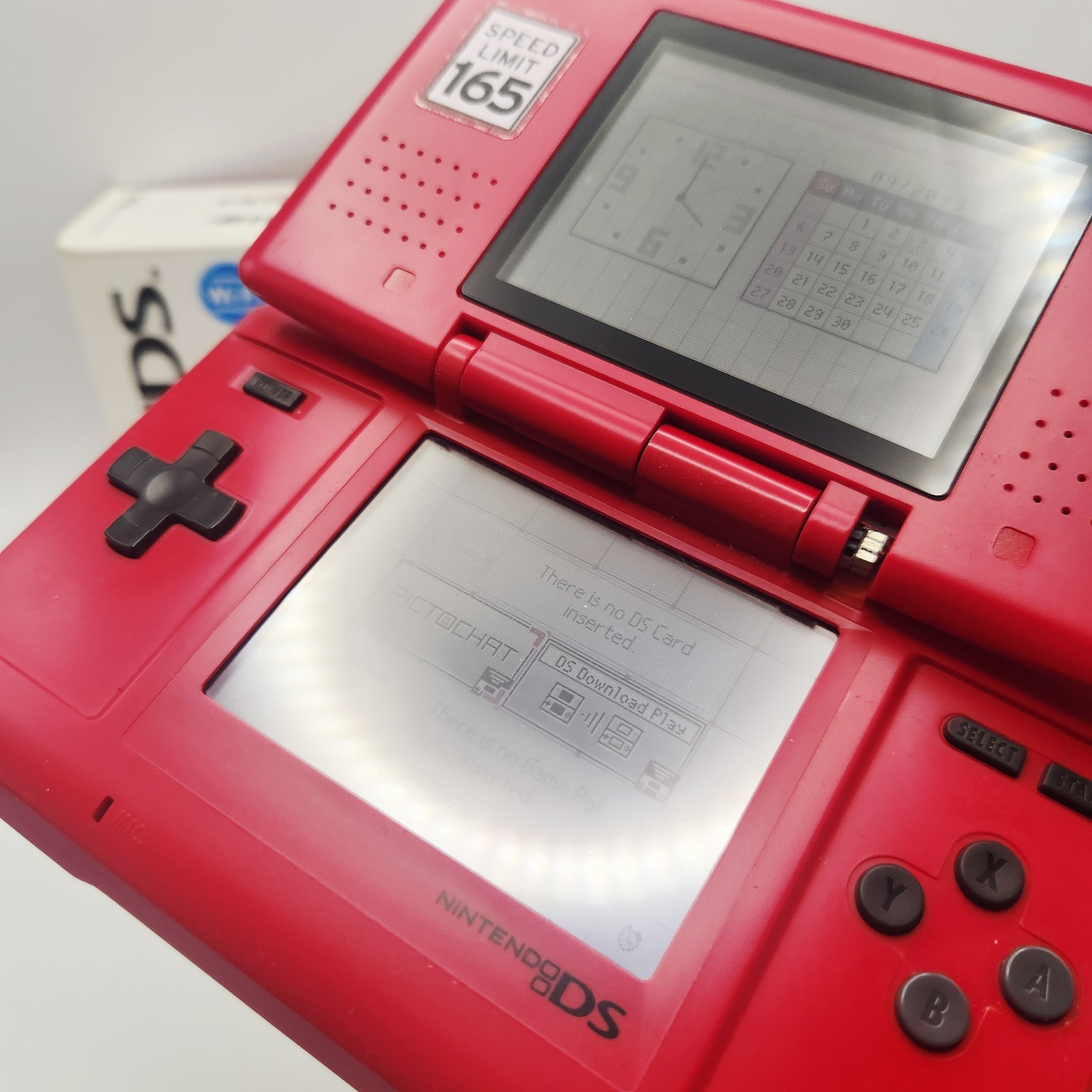 Nintendo DS Mario Kart Edition Handheld Video Game System Tested Working *READ*