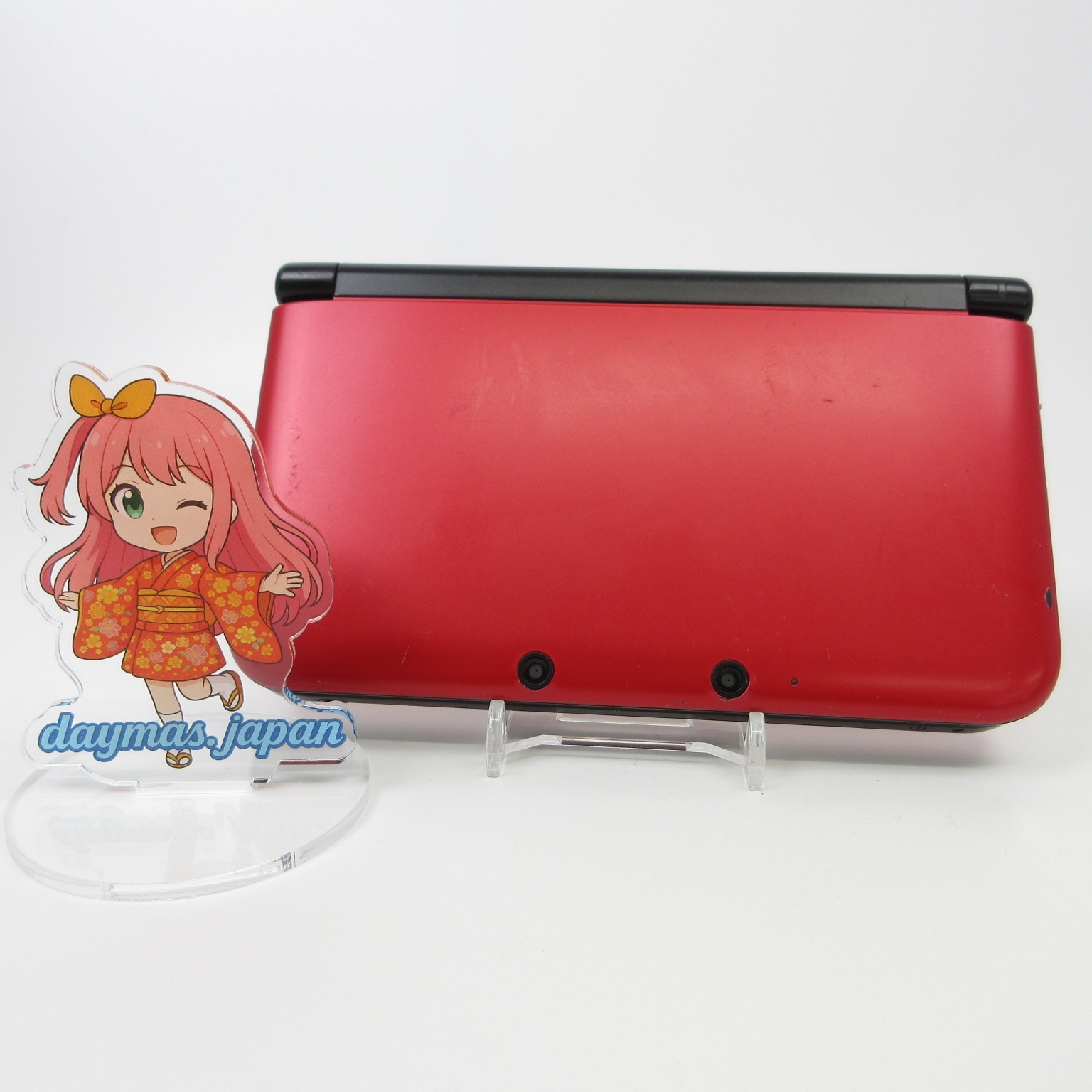 【Very Good】Nintendo 3DS LL XL Red x Black Console ONLY Japanese Edition #TOY08/0