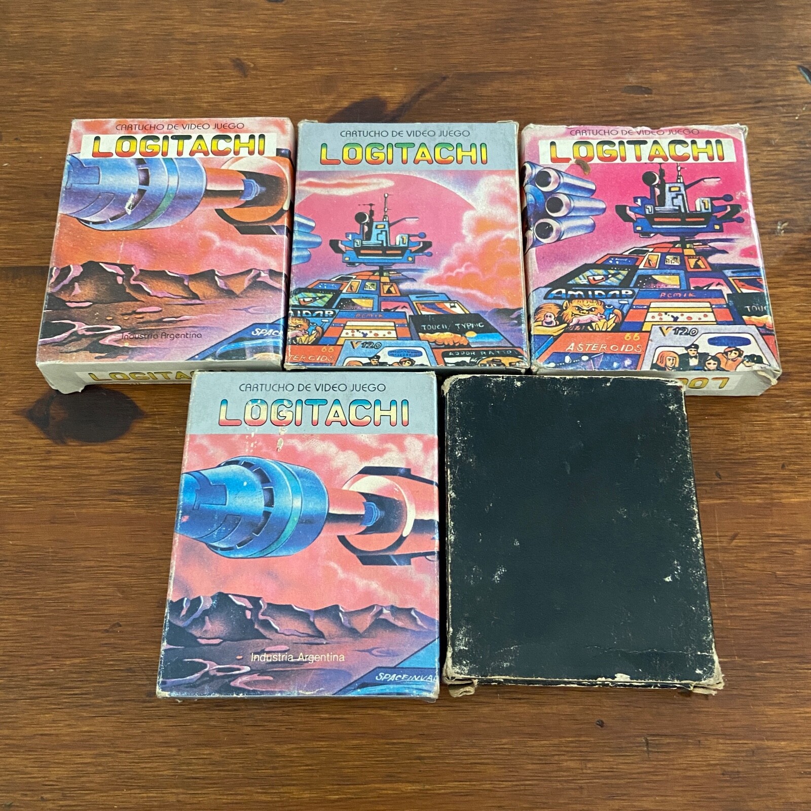 Lot of 5 Atari 2600 Argentina Rare cartridges