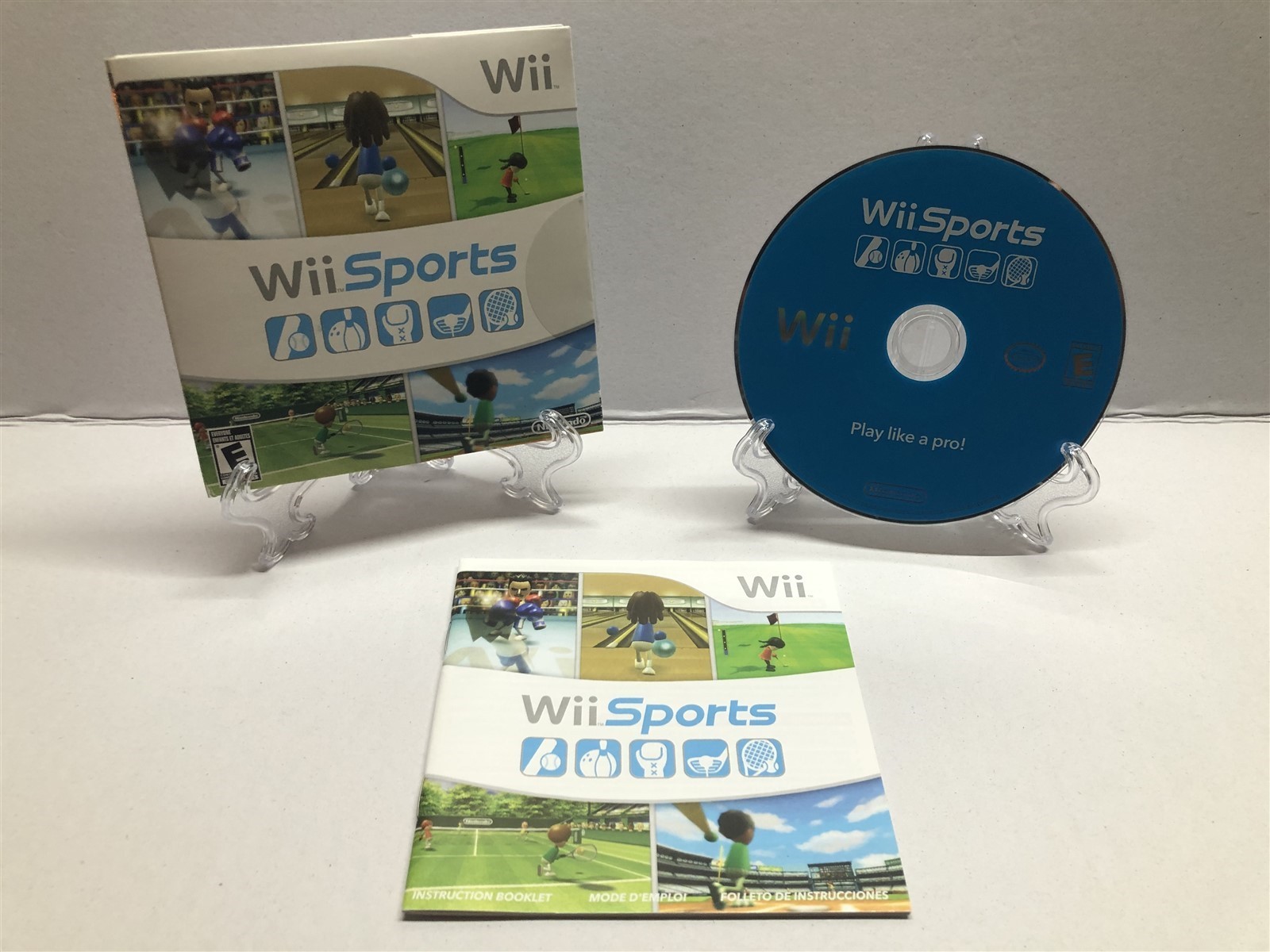 Wii Sports – Complete in Sleeve – Bowling Baseball Golf Boxing – 1 Year Warranty