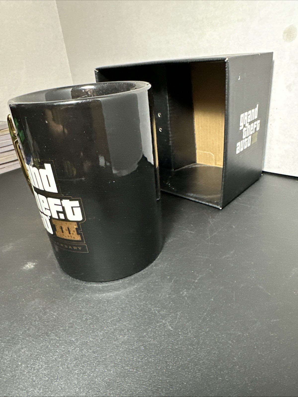 Grand Theft Auto GTA 3 Knuckleduster Mug Rare Rockstar Merchandise Collectible V