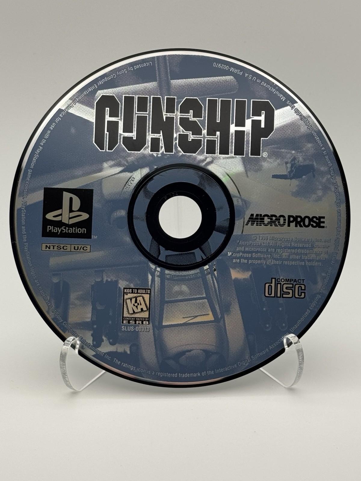 Gunship (Sony PlayStation 1, 1996) CIB | Complete | Tested