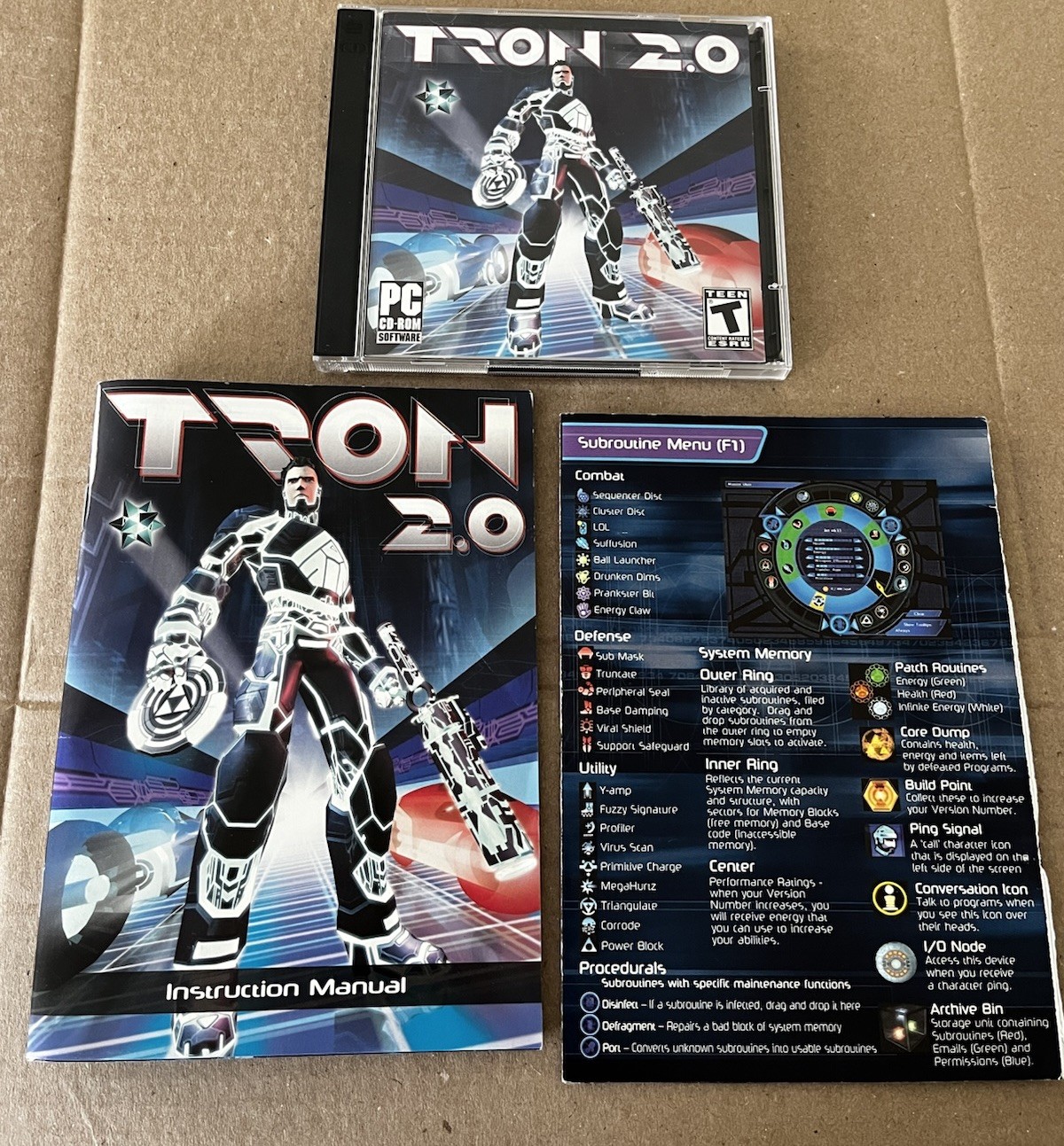 BIG BOX Tron 2.0 (PC, 2003) PC CD-ROM Game 2003