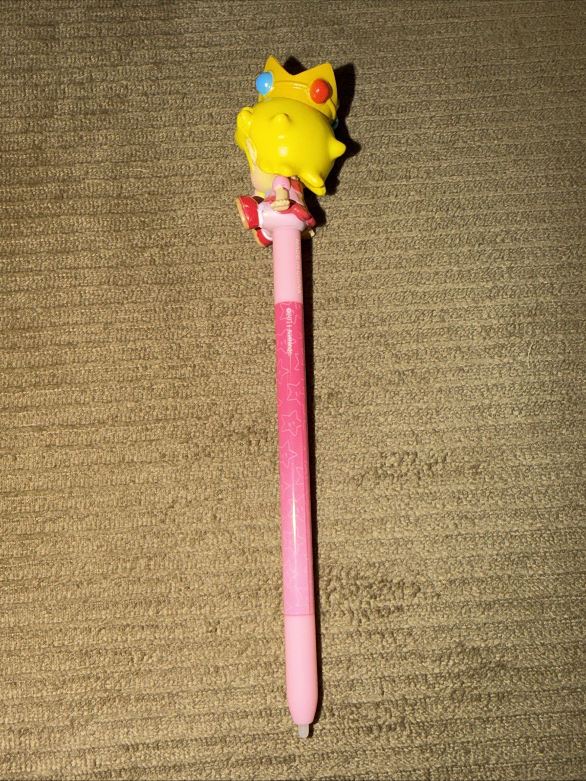 Super Mario Nintendo 3DS Bobble Action Bobblehead Stylus Baby Princess Peach