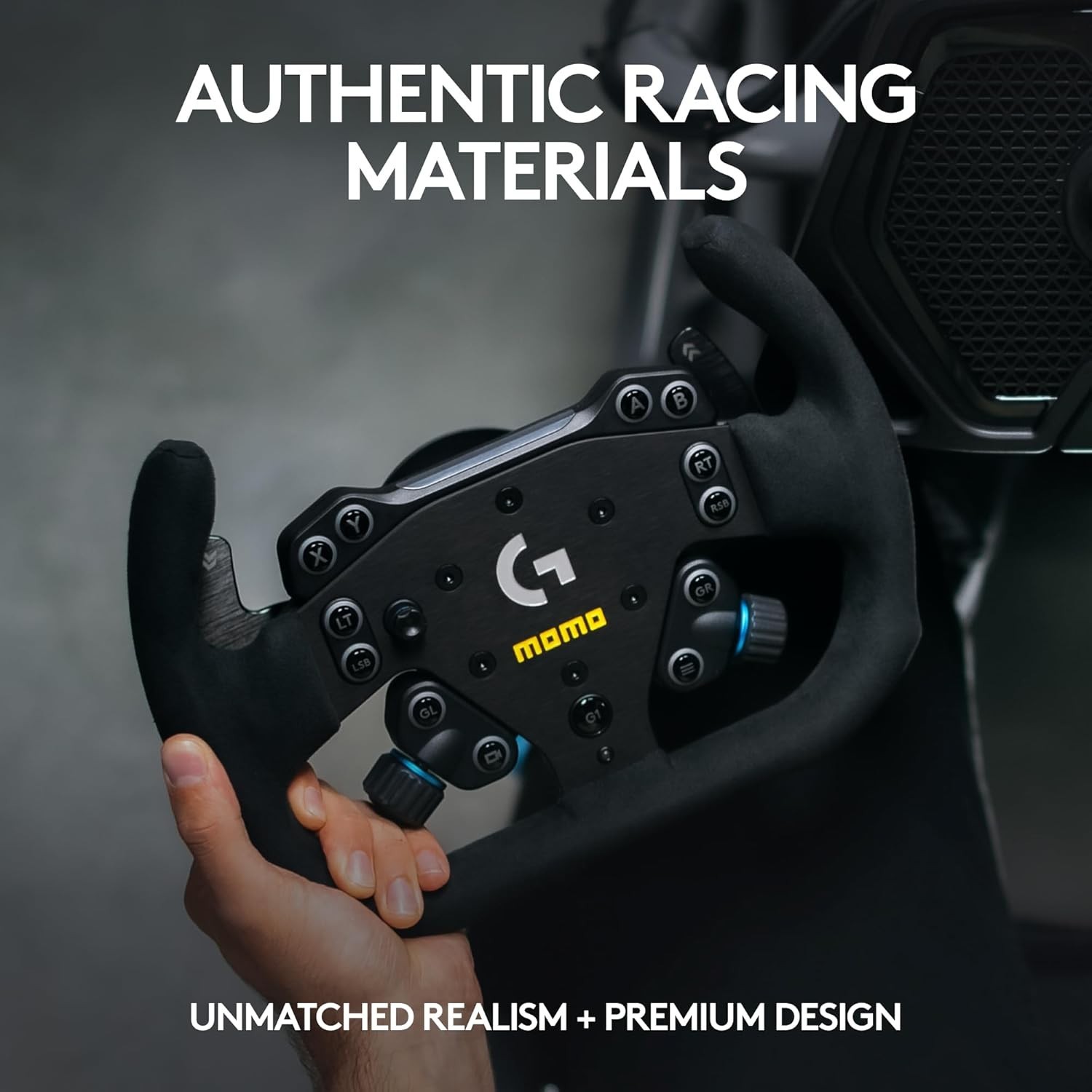 MOMO SIM GT-Racer 290 Gaming Racing Wheel, RS Wheel Hub Required – VLOGSIMGTR290