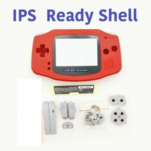 Gameboy Advance Shell Housing Transparent Game Boy IPS Ready Trim CHOOSE A COLOR