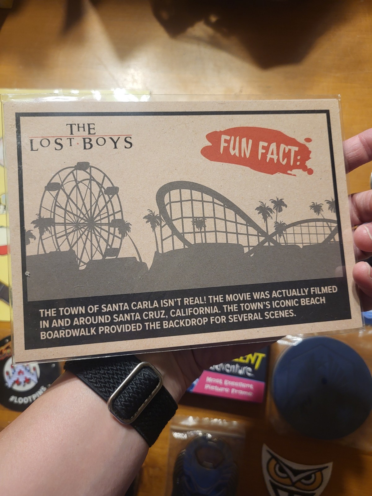 LOT Promo Items Loot Crate Pins Coaster T2 Lost Boys Stranger Things + READ