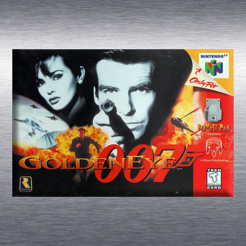 GoldenEye 007 Video Game Box Art *N64* High Quality Magnet
