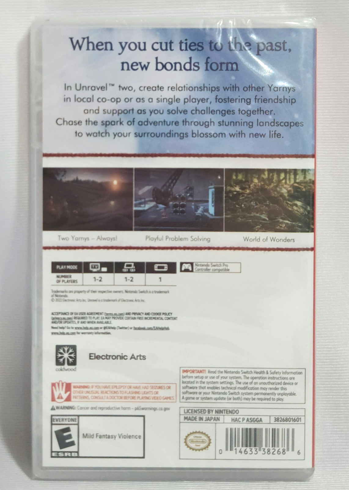 Unravel Two (Nintendo Switch, 2022) Brand New Factory Sealed