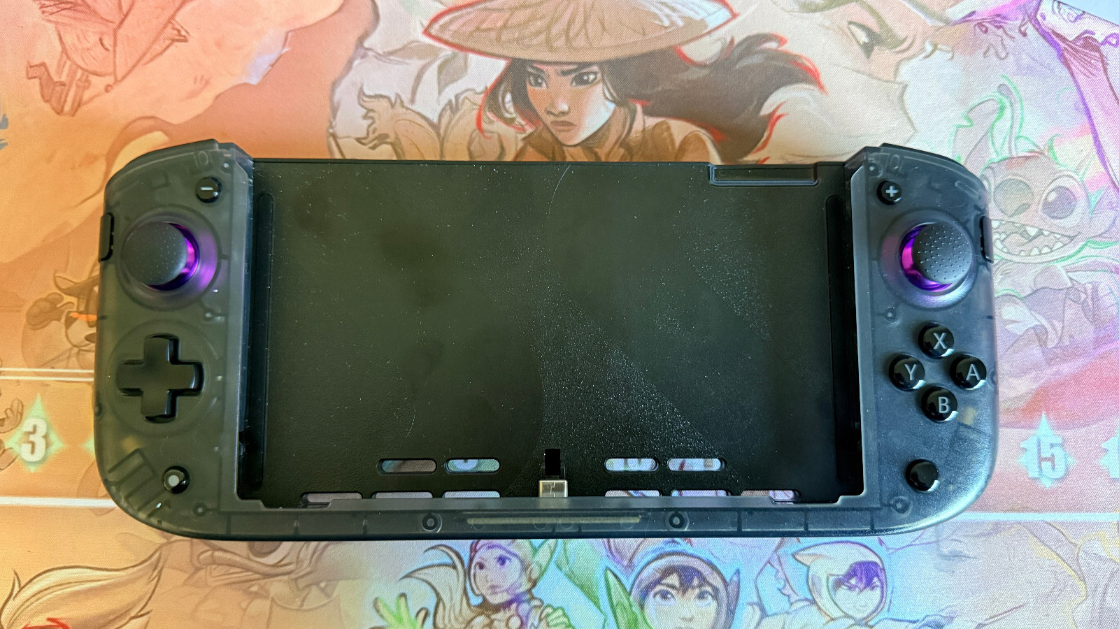 CRKD Nitro Deck+ Handheld Pro + swappable thumb sticks + Pokemon Travel Bag Hori