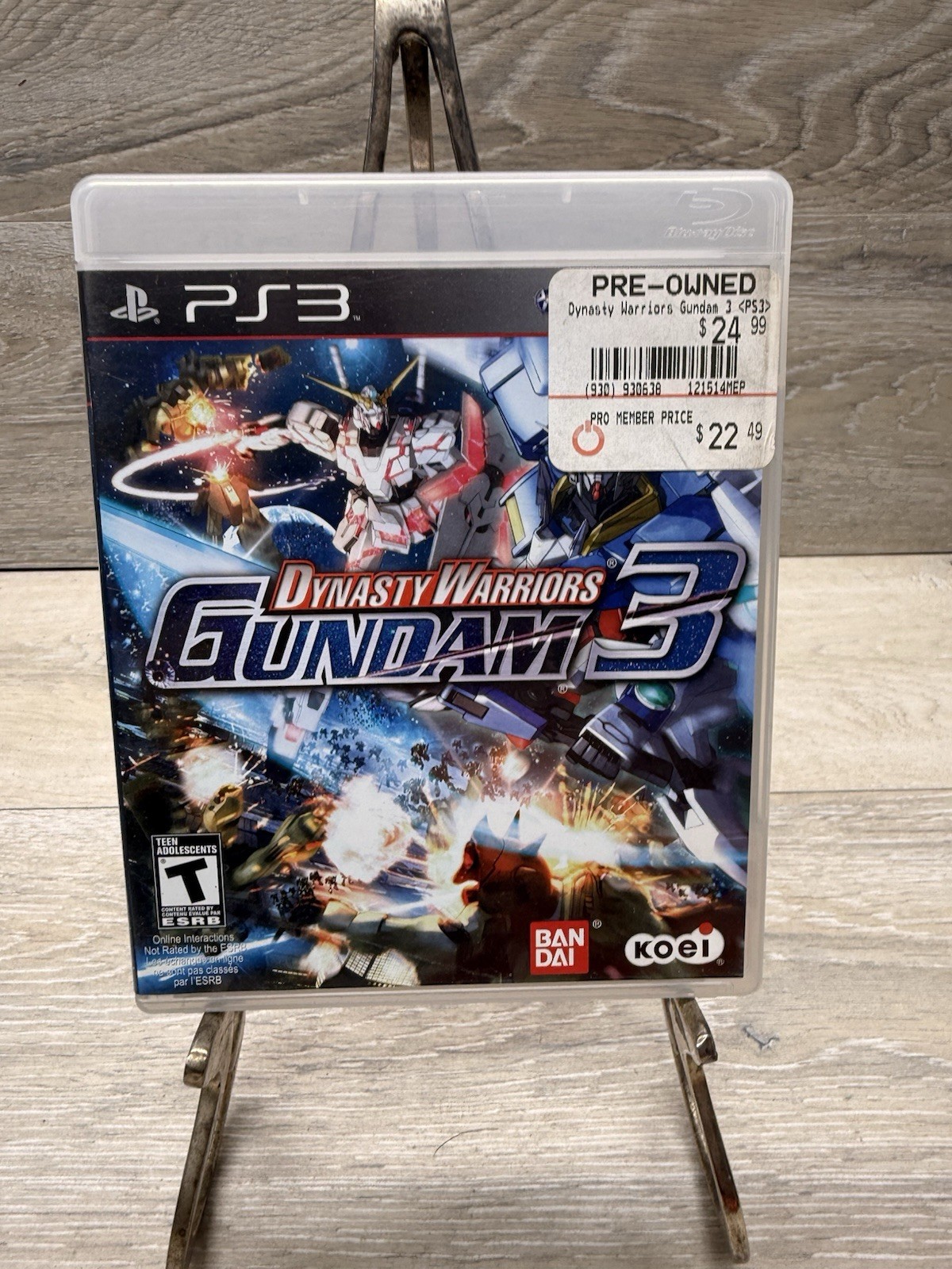 Dynasty Warriors: Gundam 3 Sony PlayStation 3 (PS3) Complete with Manual